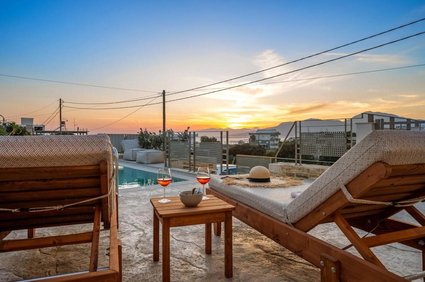 Ammokrinos Luxury Homes,150M From The Beach カラマキ エクステリア 写真
