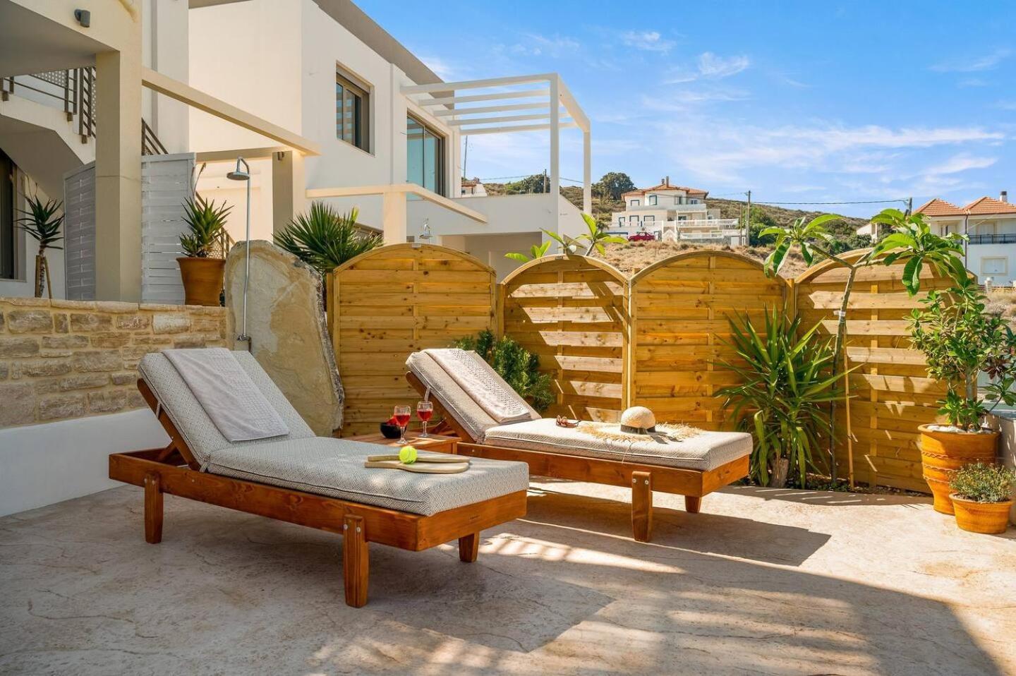 Ammokrinos Luxury Homes,150M From The Beach カラマキ エクステリア 写真