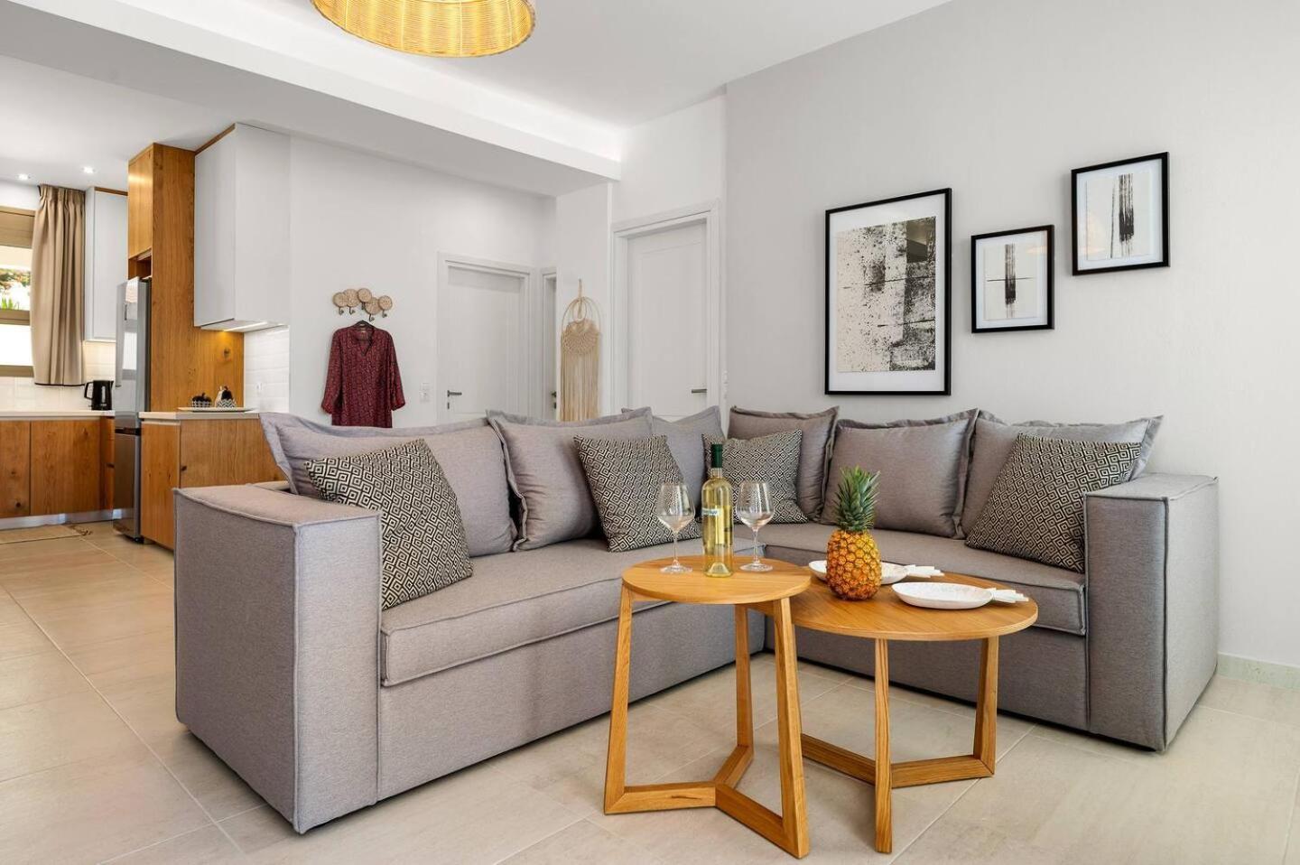 Ammokrinos Luxury Homes,150M From The Beach カラマキ エクステリア 写真