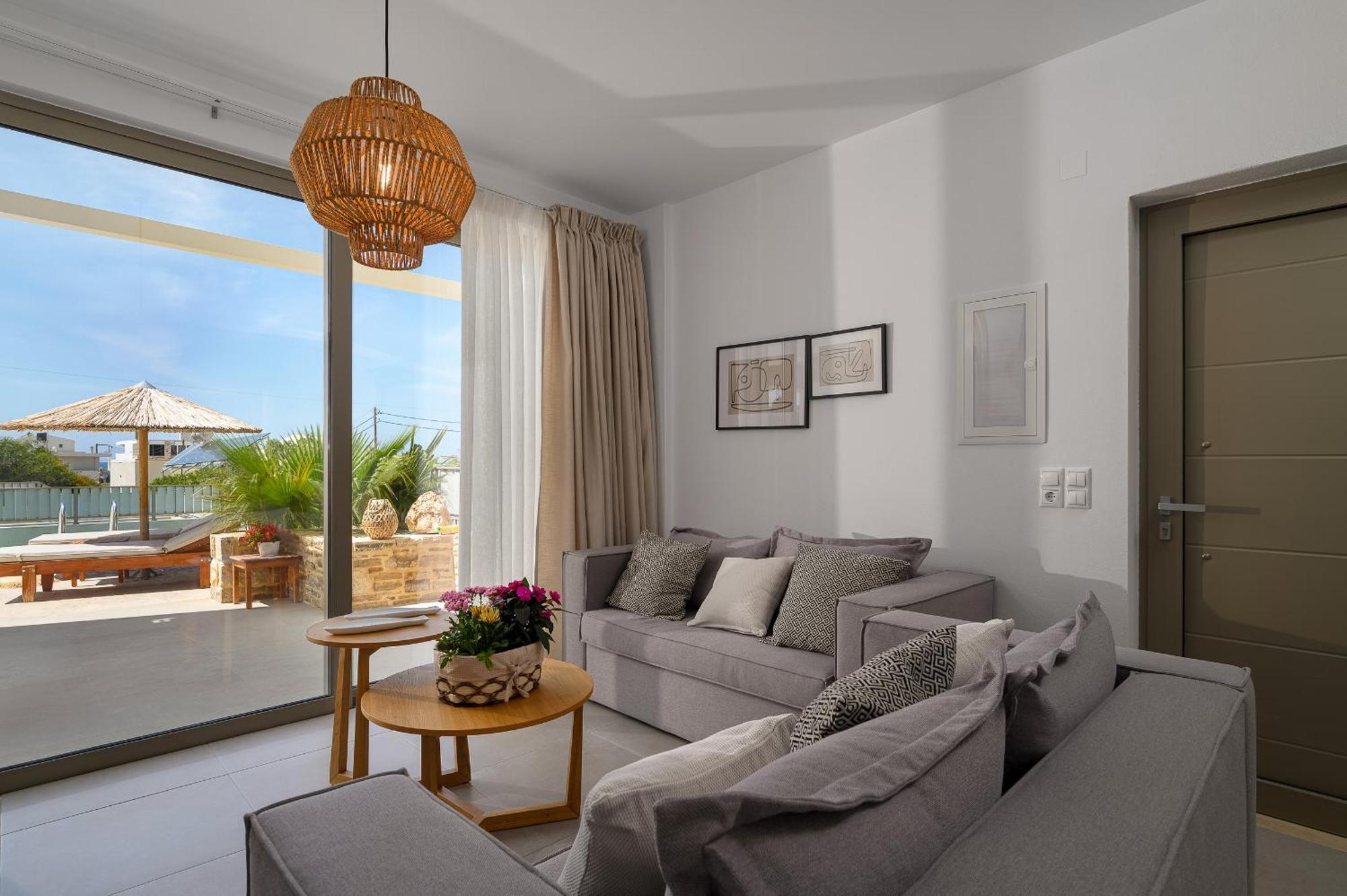 Ammokrinos Luxury Homes,150M From The Beach カラマキ エクステリア 写真