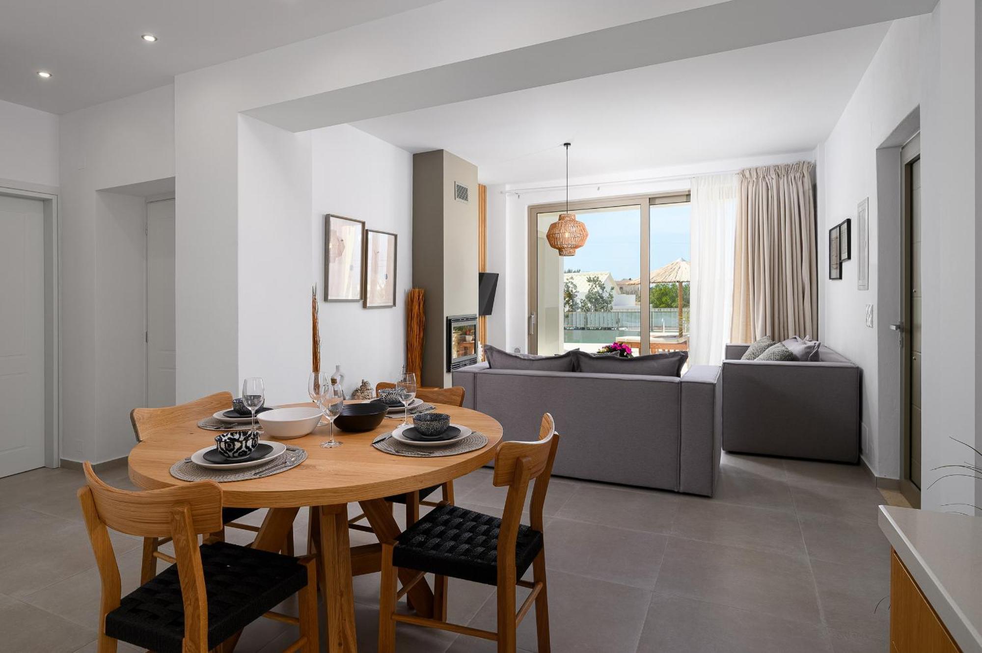 Ammokrinos Luxury Homes,150M From The Beach カラマキ エクステリア 写真