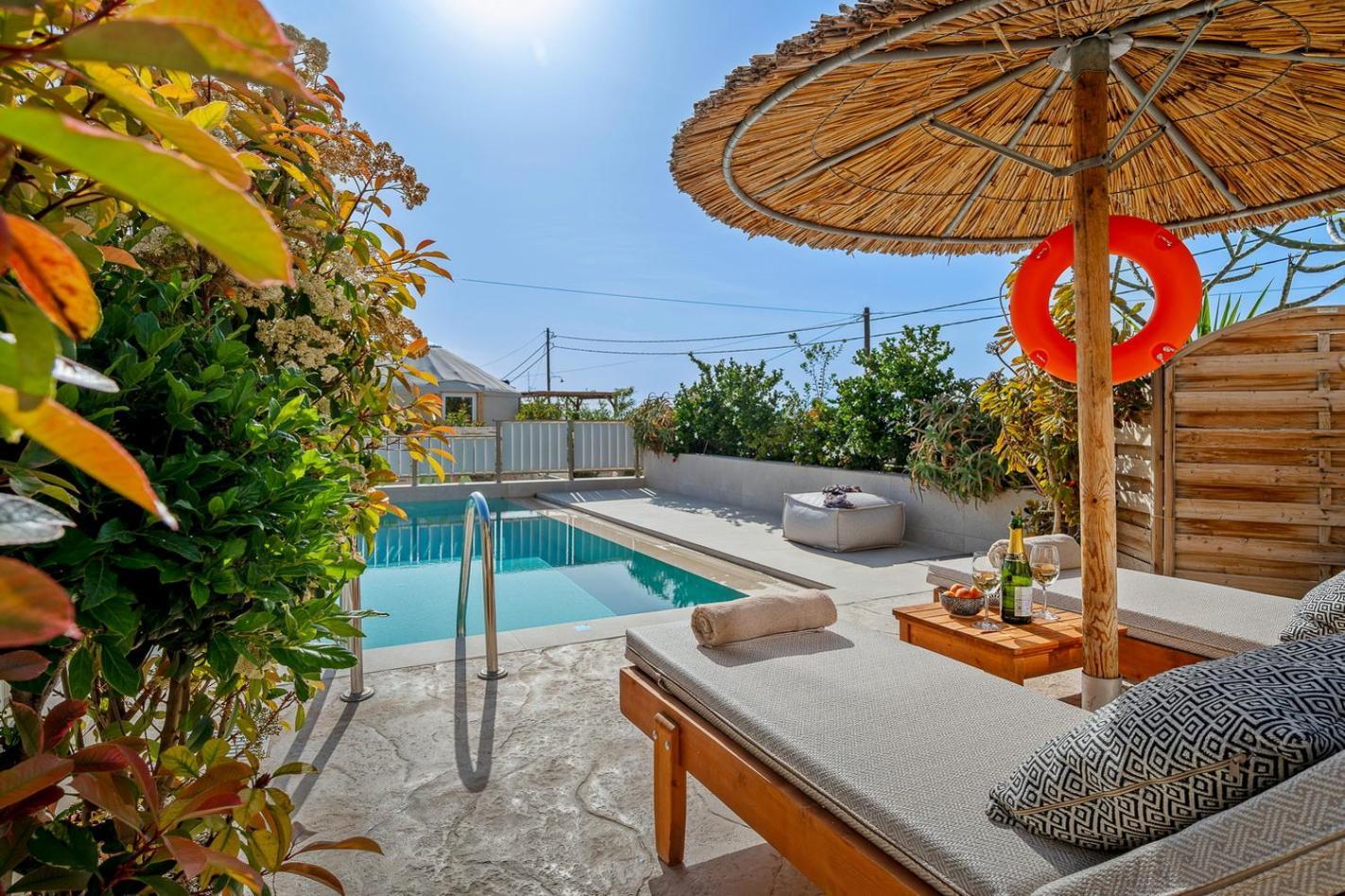 Ammokrinos Luxury Homes,150M From The Beach カラマキ エクステリア 写真