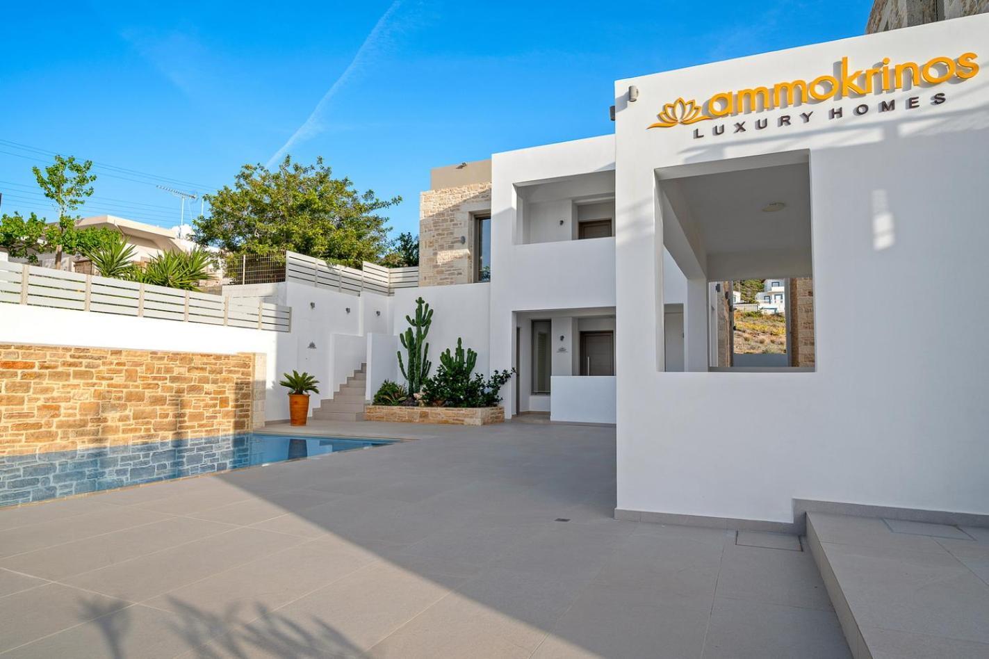 Ammokrinos Luxury Homes,150M From The Beach カラマキ エクステリア 写真