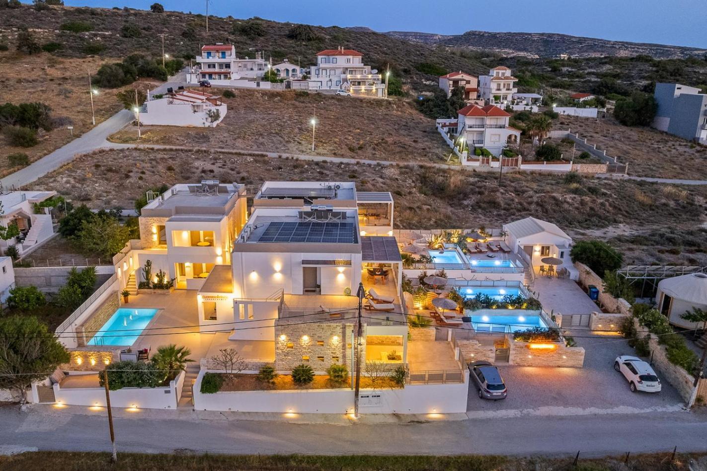 Ammokrinos Luxury Homes,150M From The Beach カラマキ エクステリア 写真